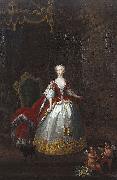 William Hogarth Portrat Augustas von Sachsen oil painting reproduction